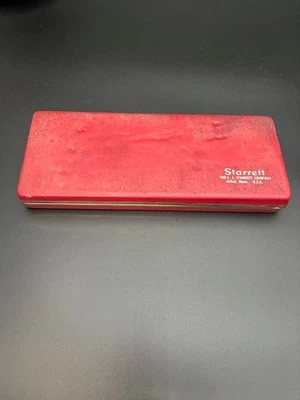 Medidor de Profundidad Micrómetro Starrett con Varillas y Estuche No. 449 USA Foto 1 de 4