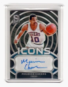 Maurice Cheeks 2023-24 Panini Spectra Icons Auto /99 76ers #IA-MCK - Picture 1 of 2