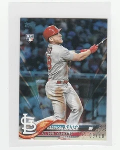 Harrison Bader 2018 Topps On Demand Mini Blue Parallel 09/10 RC #21 YANKEES NRMt - Picture 1 of 1