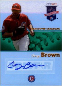 2008 TRISTAR PROjections Autographs Reflectives Green Baseball Card Pick