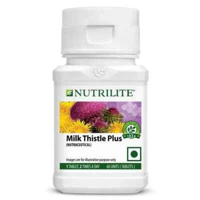 Cardo mariano Amway Nutrilite 60 tabletas apoya la salud del hígado caduca Sep 2027 Foto 1 de 4