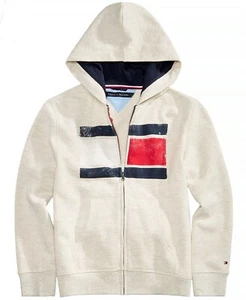 Tommy Hilfiger Little Boys Back Art Full-Zip Hooded Sweatshirt Size 4 - Picture 1 of 1