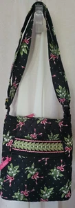 Vera Bradly Fabric Shoulder Bag Multicolor Zipper Closure Colorful Side Pockets - Picture 1 of 8