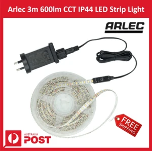 New Arlec 3m 600lm CCT IP44 LED Strip Light Smart Home Lighting + Free Ship - Picture 1 of 5