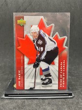 2007-08 Upper Deck McDonald's Pride of Canada Joe Sakic #PC1 HOF