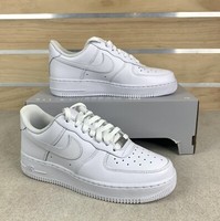 Nike Air Force 1 Sage Low Platform Sneaker Womens Sz 12 Triple White  AR5339-100 | eBay