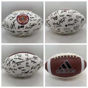 Louisiana Ragin Cajuns 2024 Autographed Team Adidas Football Signed Lafayette - Picture 1 of 6