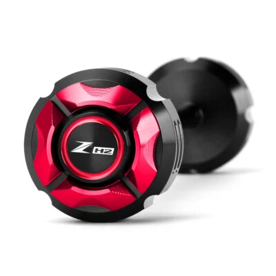 Protector contra choques tapa eje horquilla rueda delantera PARA KAWASAKI ZH2 NINJA H2 NINJA H2R Foto 1 de 4