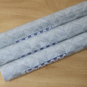3 Rolls Silver Wallpaper Shimmer Textured Slightly Imperfect Feature Wall Lounge - Picture 1 of 2