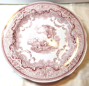 Spode ARCHIVE COLLECTION CRANBERRY (CONTINENTAL VIEWS) *1 Dinner Plate*  10 1/2" - Picture 1 of 5