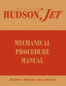 1953 Hudson Jet Mechanical Shop Service Repair Manual - Picture 1 of 1