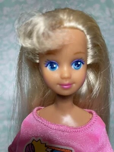 Mattel Barbie 1989 Skipper Cool Tops Doll Blonde Hair Blue Eyes - Picture 1 of 5