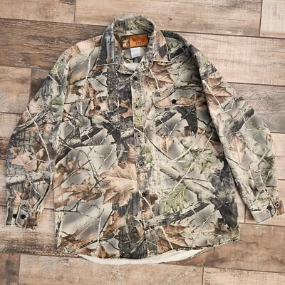 Trail Crest Men's Hunting Long Sleeve Button-Down Shirt Camouflage Large 24.5in - Image 1 of 4