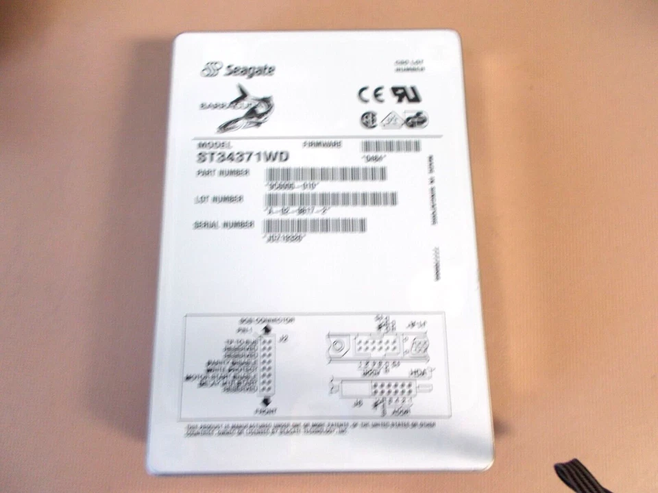 Seagate ST34371WD 4gb Wide Diff Disk Drive - Image 1 of 1