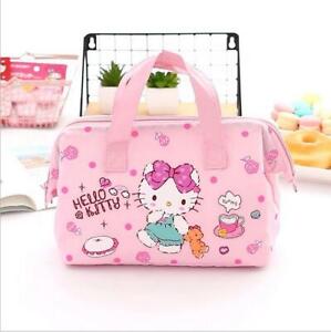 My Melody Hello Kitty Twin Star Lunch Box Bag Case Insulated Handbag Tote Picnic
