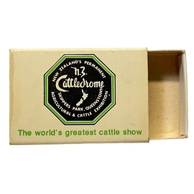 New Zealand Cattledrome Matchbox Cattle Exhibition Show Vintage Queenstown - Image 1 of 4