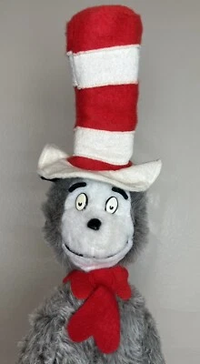 DR. SEUSS GATO EN EL SOMBRERO 1979 Eden Co, 23" Peluche Peludo De Colección Foto 1 de 4