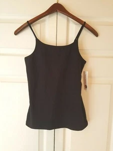 TOTAL GIRL XL 14/16 BLACK ADJUSTABLE CAMISOLE (NEW) - Picture 1 of 6