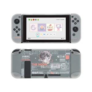 GeekShare Protective Case for Nintendo Normal Switch Hard Shell Moon Clear PC - Picture 1 of 9