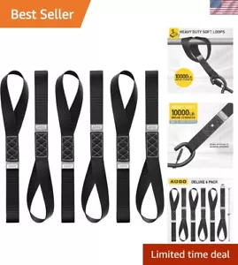 Heavy Duty Soft Loop Tie Down Straps - 6 Pack, 3000Lb Capacity for Motorcycles - Picture 1 of 8