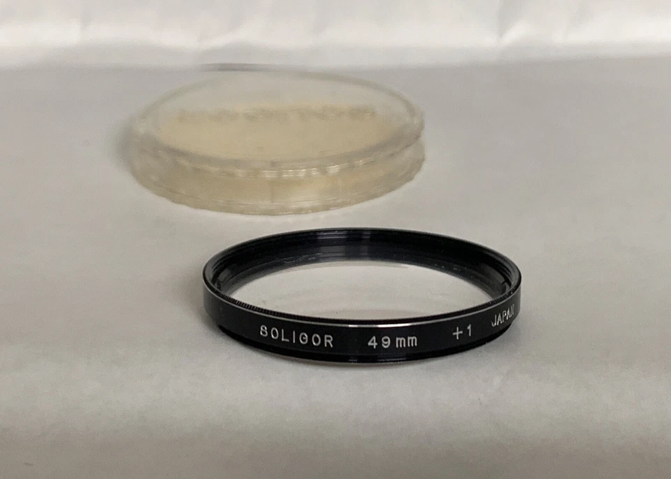 Soligor 49mm + 1 Close Up Filter, & Keeper - Image 1 of 1