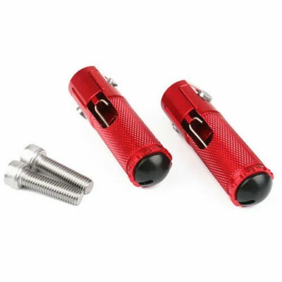 Reposapiés plegables CNC universales para motocicleta estriberas para Honda Kawasaki Foto 1 de 4