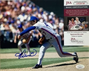 Jesse Russell Orosco New York Mets Rare Signed Autographed 8x10 JSA COA - Picture 1 of 7