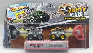 Hot Wheels Monster Jam Mighty Minis Monster Mutt & Black Stallion - Imagen 1 de 6