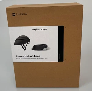 Closca Loop Reflektierender Falthelm Schwarz/Graphite | NEU | MwSt. - Bild 1 von 5