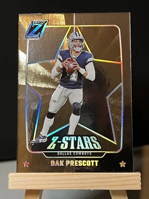 2022 Panini Zenith Dak Prescott Z-Stars Gold Insert ZS-21 Dallas Cowboys - Image 1 of 2