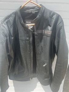 Giacca pelle uomo Harley Davidson logo ricamato lato medio - Foto 1 di 11