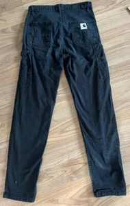 Carhartt Hose Cargohose Boyfriend pierce pant schwarz Gr. 25 / ca 164 - Bild 1 von 9