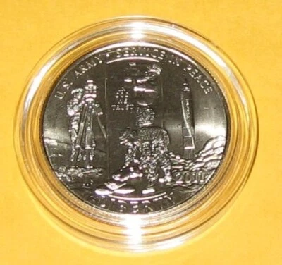 2011-D U.S. Army Half Dollar Uncirculated Coin & COA No Box - Image 1 of 2