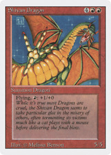 Shivan Dragon X (1) Revised MTG  VG/EX - R177 - 4RCards