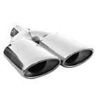 Twin Exhaust Tip Pipe Tail Muffler For BMW 3 Series F34 E46 E36 1 5 6 7 Series
