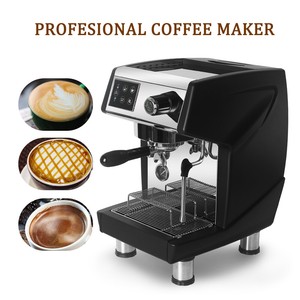 3000W Professional Espresso Coffee Machine 15 Bar 2 Cup Coffee Maker Black 220V