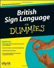 British Sign Language For Dummies City Lit - DIGITAL FORMAT