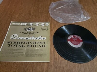 Kapp Records Presents Demonstration Stereophonic Total Sound LP VG+ / EX  - Image 1 of 4