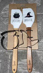 4 Stück HALLOWEEN RAE DUNN SILIKONSPATEL ZAUBERSPRÜCHE HEXEN BRAUEN MAGISCHER HUT - Bild 1 von 3
