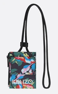 KENZO Money & Card Holder Geldbörse Portemonnaie mit Leder Strap sehr selten NEU - Bild 1 von 6