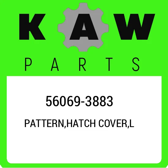 56069-3883 Kawasaki Pattern,hatch cover,l 560693883, New Genuine OEM Part - Изображение 1 из 1