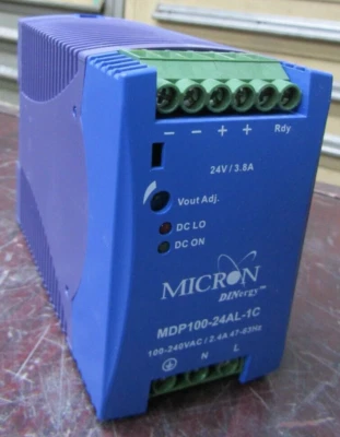 😃 MICRON DINERGY МОДУЛЬ ПИТАНИЯ 100-240 VAC 2,4 АМПЕР MDP100-24AL-1C - Изображение 1 из 4