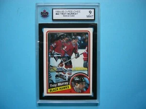 1984/85 O-PEE-CHEE NHL HOCKEY CARD #42 TROY MURRAY ROOKIE KSA 9 MINT 84/85 OPC - Picture 1 of 2