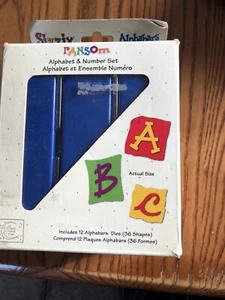 Ransom Alphabet Sizzix 2005 conjunto de troqueles 38-1088 Alphabars ¡NUEVO! - Imagen 1 de 2