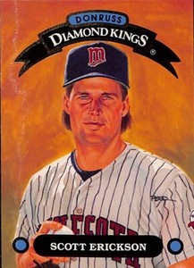 1991 Donruss Diamond Kings #DK-21 Scott Erickson  NM