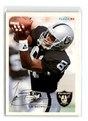 1994-Fleer-#232-Tim Brown-Los Angeles Raiders - Image 1 of 2
