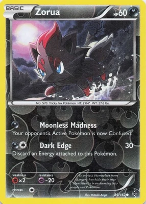 Zorua (89) Common XY - BREAKthrough 89/162 MP - Image 1 of 2
