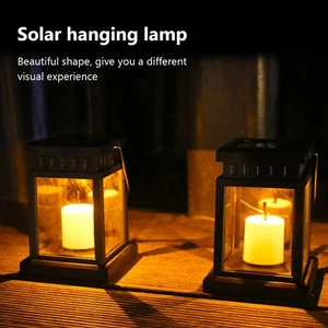 2x LED Lámpara Solar Impermeable Iluminación Exterior Jardín Linterna Lámpara Solar IP65 - Imagen 1 de 13