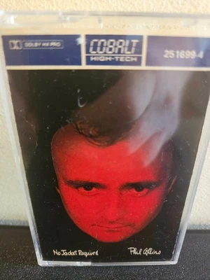 Phil Collins No Requiere Chaqueta 1985 CINTA DE CASETE GENESIS CANTANTE SOLO POP ROCK Foto 1 de 4