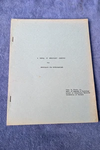 A MANUAL OF EMBRYOLOGY DRAWINGS, VETERINARY EMBROLOGY University Georgia C BLAIR - Imagen 1 de 9